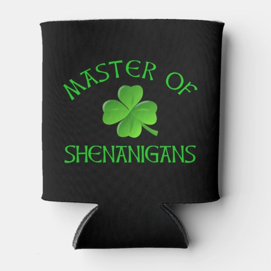 Master of Shenanigans Funny St. Patrick's Day Dosenkühler (Vorderseite)