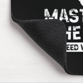 Master of Slap mit Vorsicht Slap Boxing Ch Mousepad (Ecke)
