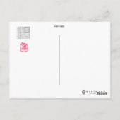 Master of Snake Newyears card Postkarte (Rückseite)