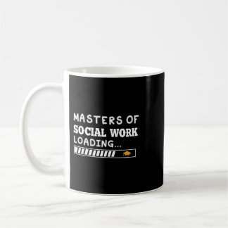 Master of Social Work MSW Abschluss Future Socia Kaffeetasse