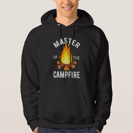 Master of the Campfire Camping Adventure Fun Campe Hoodie (Vorderseite)