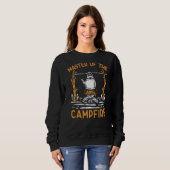 Master of the Campfire Camping Vintag Camper Sweatshirt (Vorne ganz)