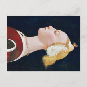 Master of the Castello Nativity Portrait of a Lady Postkarte