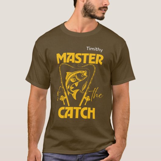 Master Of The Catch Custom SVG Graphic T-Shirt (Vorderseite)