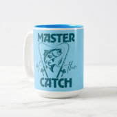 Master Of The Catch Custom SVG Graphic T-Shirt Zweifarbige Tasse (Vorderseite Links)
