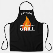 Master of the Grill, Personalisierter Vater #Fathe Schürze (Vorderseite)