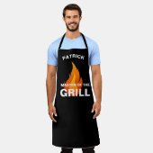 Master of the Grill, Personalisierter Vater #Fathe Schürze (Getragen)