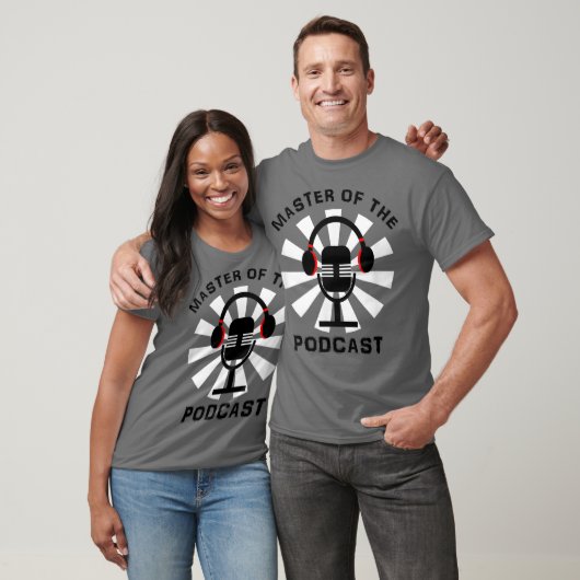 Master Of The Podcast Mic Graphic T-Shirt (Unisex)