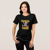 Master of the Remote, Commander of Snacks Tri-Blend Shirt (Vorderseite voll)