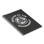 Master of the Roundabout Vacation Foto Notebook Notizblock (Rechte Seite)