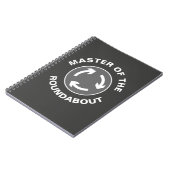 Master of the Roundabout Vacation Foto Notebook Notizblock (Linke Seite)