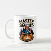 Master of the S’mores Campfire Cooking Design Kaffeetasse (Links)