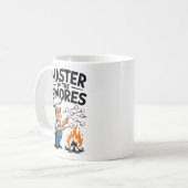 Master of the S’mores Funny Campfire Design Kaffeetasse (Vorderseite Links)