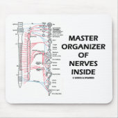 Master-Organisator der Nerven innerhalb (autonom) Mousepad (Vorne)