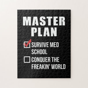 Master-Plan für den Abschluss der Med School Puzzle