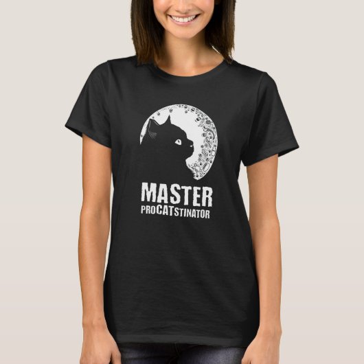 Master Procatstinator  Cat  Humor Kitten Lazy  1 T-Shirt (Vorderseite)