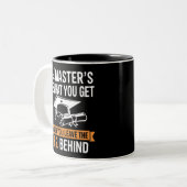 Master’s Degree MBA Masters Degree Graduation  Zweifarbige Tasse (Vorderseite Links)