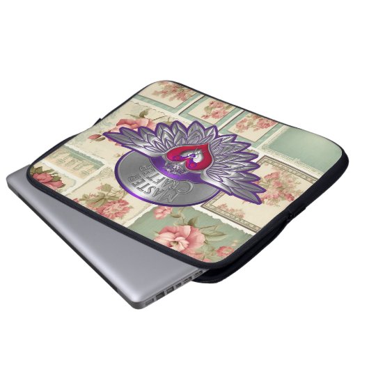 Master-Scrapbook-Abzeichen Laptopschutzhülle (Vorne Knopf)