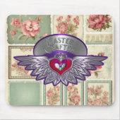 Master-Scrapbook-Abzeichen Mousepad (Vorne)