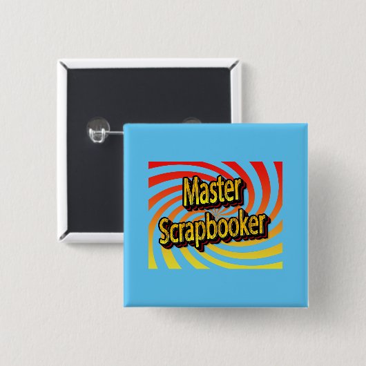 "Master Scrapbooker" Button (Vorne & Hinten)