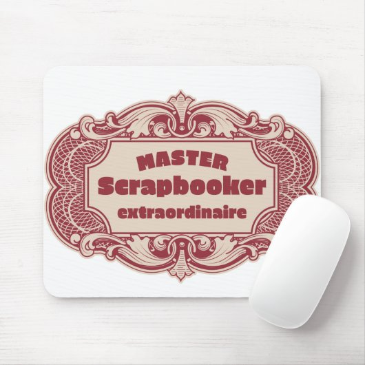 Master Scrapbooker Extraordinaire Mousepad (Mit Mouse)