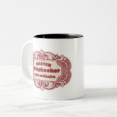 Master Scrapbooker Extraordinaire Zweifarbige Tasse (Vorderseite Links)