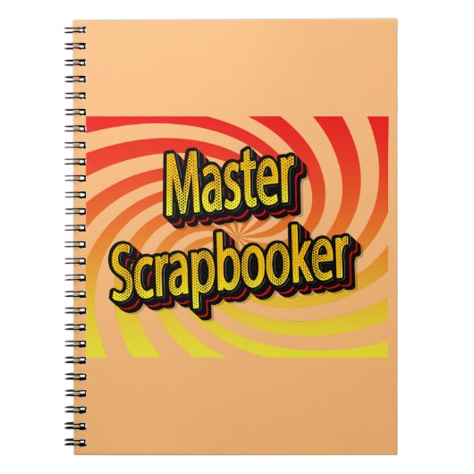 "Master Scrapbooker" Notizblock (Vorderseite)