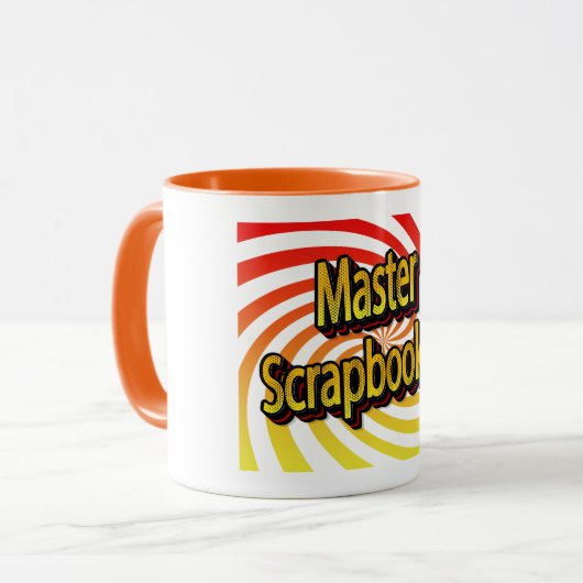 "Master Scrapbooker" Tasse (Vorderseite Links)