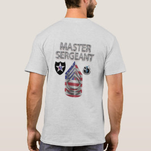 Master Sergeant der zweiten Abteilung Infanterie T-Shirt