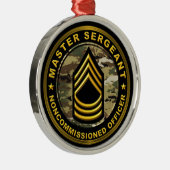 Master Sergeant Weihnachten Ornament Aus Metall (Rechts)