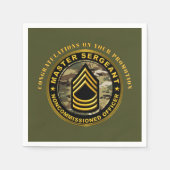 Master Sergeant Werbeaktion MSG Serviette (Vorderseite)