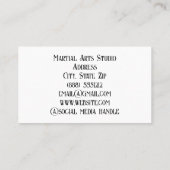 Master Studio Business Card Visitenkarte (Rückseite)