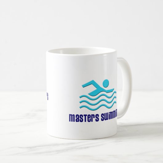 Master Swimmer Tasse (VorderseiteRechts)