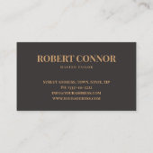 Master Tailor Classic & Retro Anzug Boutique Visitenkarte (Rückseite)