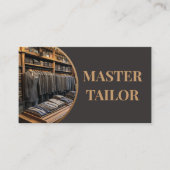 Master Tailor Classic & Retro Anzug Boutique Visitenkarte (Vorderseite)