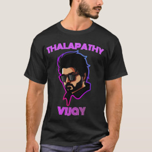 Master Thalapathy Vijay Illustration Tri-Mix T-Shirt