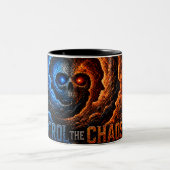 Master the Mayhem Control the Spiral T-Shirt – 3D Zweifarbige Tasse (Mittel)