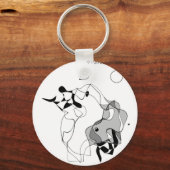 Master und Margarita Schlüsselanhänger (Vorderseite)