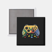 Master-Videospielblock-Brick-Gebäude-ID Magnet (Vorderseite/Rückseite)