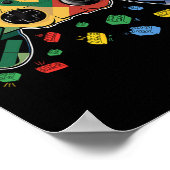 Master-Videospielblock-Brick-Gebäude-ID Poster (Ecke)