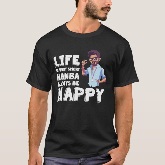 Master Vijay - Always be happy Classic T-Shirt (Vorderseite)