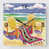 Master Wall Clock anzeigen Quadratische Wanduhr (Vorderseite)