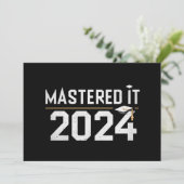 Masterabschluss 2024 ankündigung (Stehend Vorderseite)