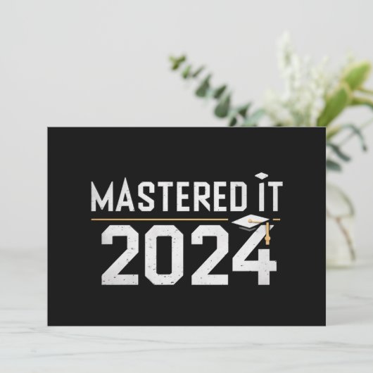 Masterabschluss 2024 ankündigung (Stehend Vorderseite)