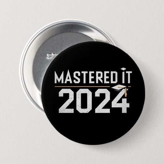 Masterabschluss 2024 button (Vorne & Hinten)