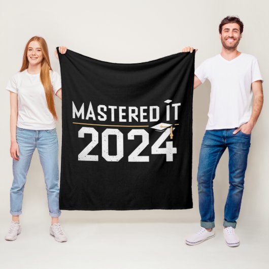 Masterabschluss 2024 fleecedecke (Beispiel)