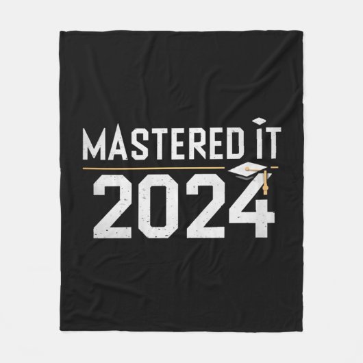 Masterabschluss 2024 fleecedecke (Vorderseite)