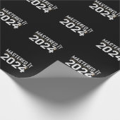 Masterabschluss 2024 geschenkpapier (Ecke)