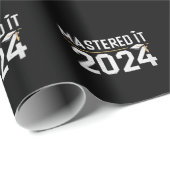 Masterabschluss 2024 geschenkpapier (Rolleneckpunkt)