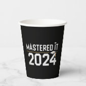 Masterabschluss 2024 pappbecher (Vorderseite)